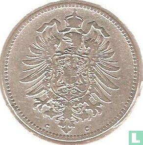 Empire allemand 1 mark 1876 (C) - Image 2