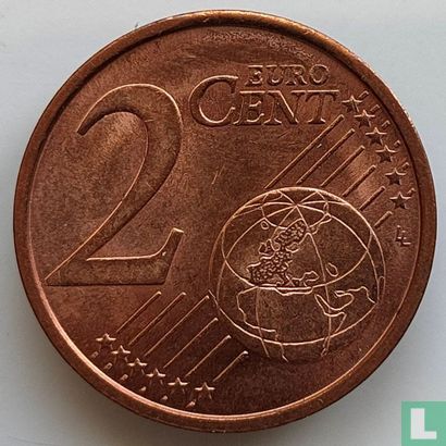 Allemagne 2 cent 2009 (J - fauté) - Image 2