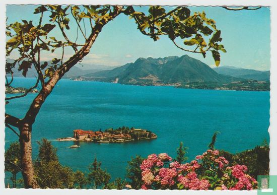 Lago Maggiore Isola Bella Verbania Piemonte Italia Cartoline, Lake Maggiore Isola Bella Verbania Piedmont Italy Postcard - Afbeelding 1