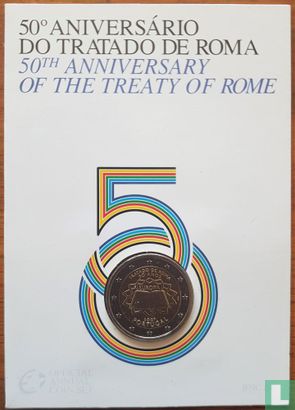 Portugal 2 euro 2007 (folder) "50th anniversary of the Treaty of Rome" - Afbeelding 1