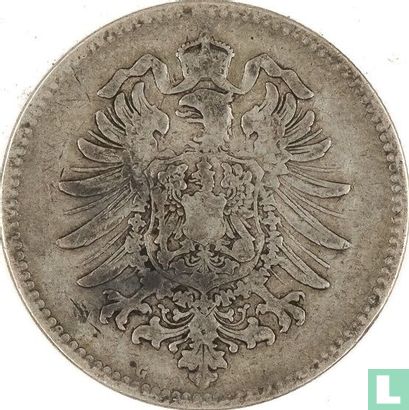 Empire allemand 1 mark 1878 (G) - Image 2