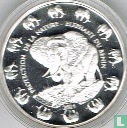 Benin 1000 francs 2014 (PROOFLIKE) "Elephant of Benin" - Afbeelding 1