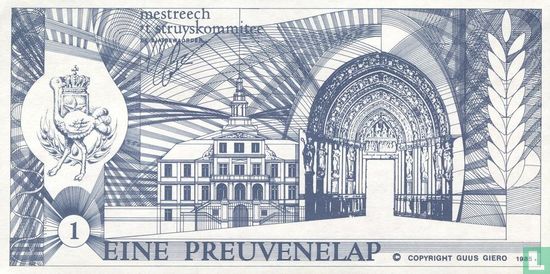 Niederlande, Maastricht 1 Preuvenelap 1985 - Bild 1