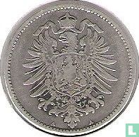 Empire allemand 1 mark 1881 (A) - Image 2