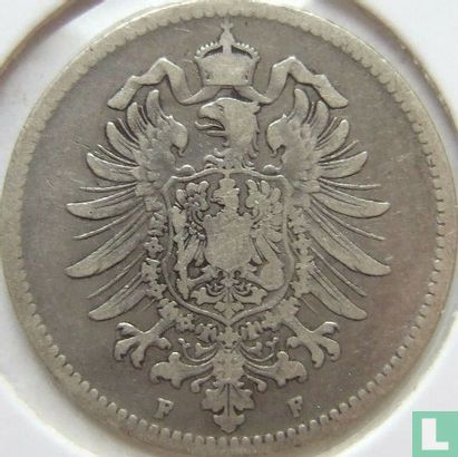 Empire allemand 1 mark 1880 (F) - Image 2