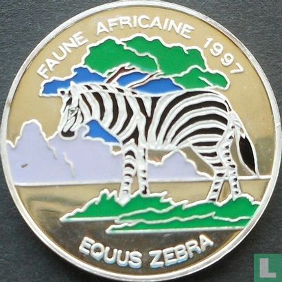 Benin 1000 francs 1997 (PROOF) "Zebra" - Image 1
