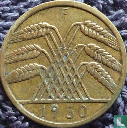 Duitse Rijk 10 reichspfennig 1930 (F) - Afbeelding 1