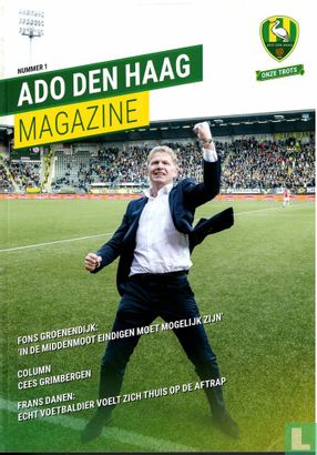 ADO Den Haag magazine 1