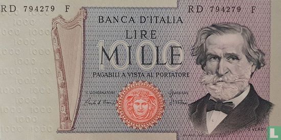 Italy 1000 Lira - Image 1