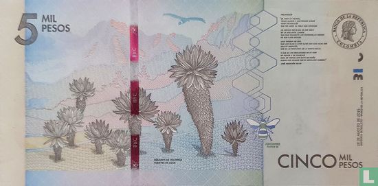 Colombia 5000 Pesos - Image 2