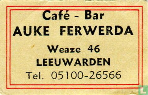 Café - Bar Auke Ferwerda