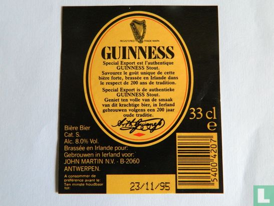 Guinness Special Export Stout  - Bild 2