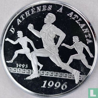 Benin 1000 francs 1995 (PROOF) "1996 Summer Olympics in Atlanta" - Image 1