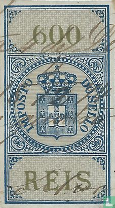 Imposto do sello  600 Reis