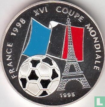 Benin 500 francs 1995 (PROOF) "1998 Football World Cup in France" - Afbeelding 1