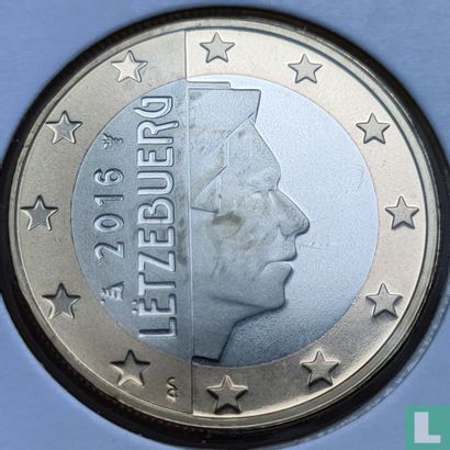 Luxembourg 1 euro 2016 (PROOF) - Image 1