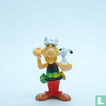 Asterix mit Idefix in der Hand - Bild 1