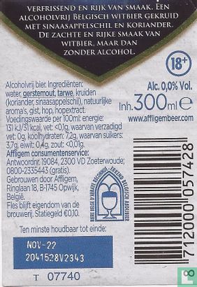 Affligem Belgisch Wit 0,0% - Image 2