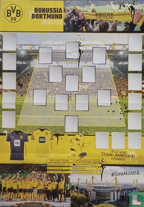 Borussia Dortmund 2021 / 22 XXL-Sticker-Poster - Afbeelding 1