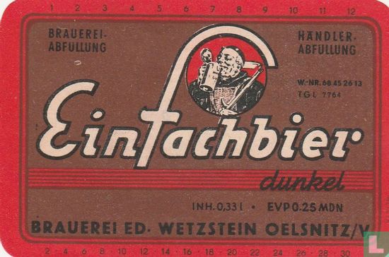 Einfachbier dunkel