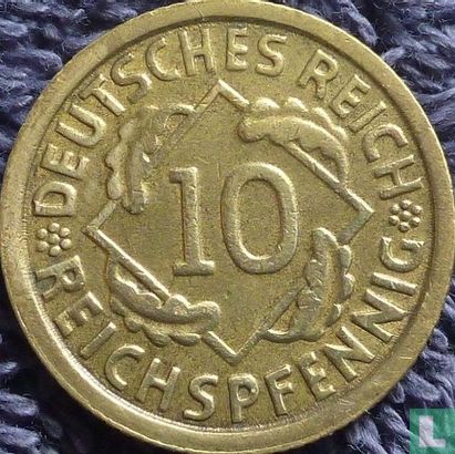 Duitse Rijk 10 reichspfennig 1934 (E) - Afbeelding 2