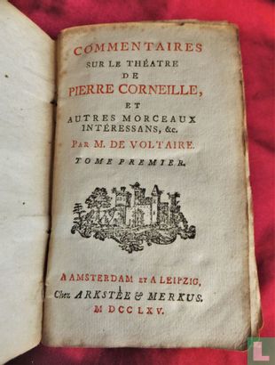 Commentaires sur le théâtre de Pierre Corneille, et autres morceaux intéressans, & c. - Image 3