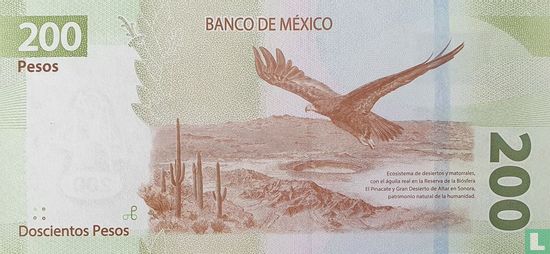 Mexiko 200 Pesos - Irene Espinosa Cantellano & Alejandro Alegre Rabiela - Bild 2