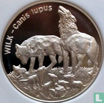 Poland 20 zlotych 1999 (PROOF) "Wolves" - Image 2