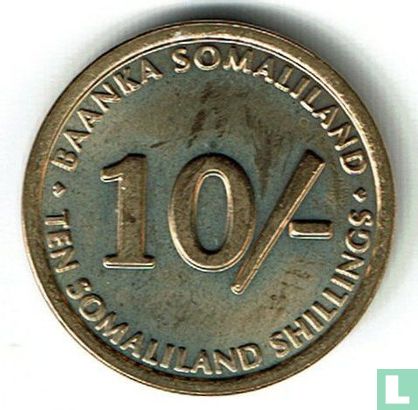 Somaliland 10 shillings 2002 - Afbeelding 2