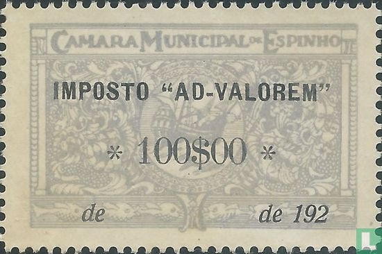 Camara Municipal  de Espinho 100$00