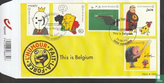 This is Belgium. Humor makes power.