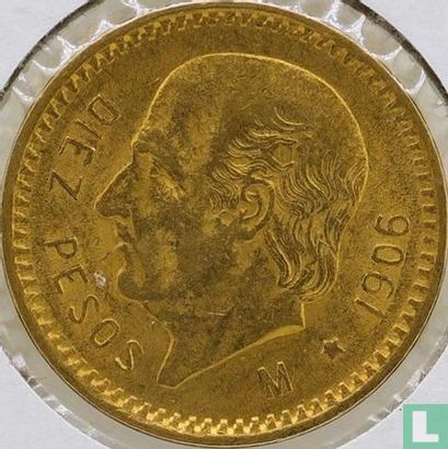 Mexico 10 pesos 1906 - Image 1