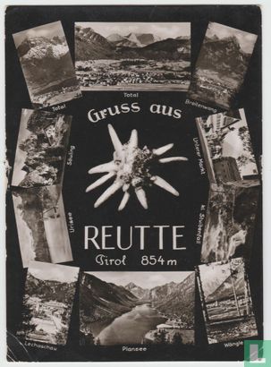 Reutte Tirol Österreich 1957 Ansichtskarten - Tirol Austria Postcard - Bild 1