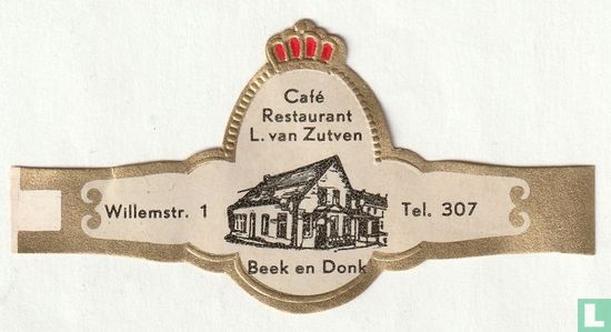  Café Restaurant L. van Zutven Beek en Donk - Willemstraat 1 - Tel. 307 - Image 1