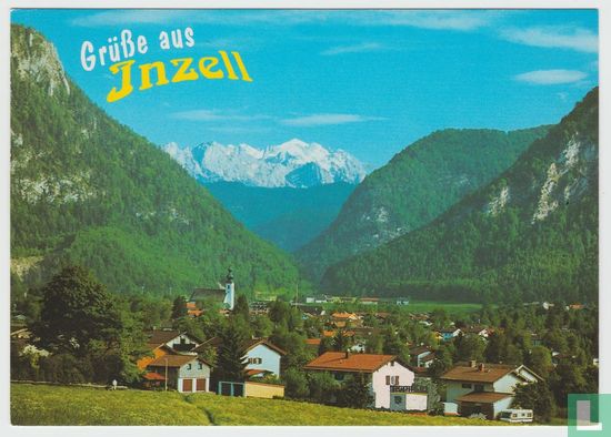 Inzell Luftkurort und Wintersportplatz in den BAYERISCHEN ALPEN Im Chiemgau Traunstein Bayern Ansichtskarten - Image 1