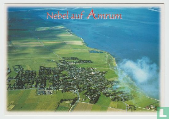 Nebel auf Amrum Nordfriesland Schleswig-Holstein Ansichtskarten - Aerial View Postcard - Bild 1