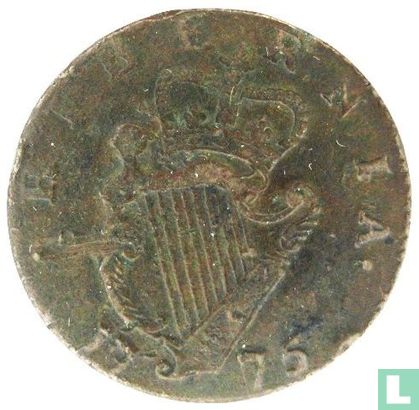 Ierland ½ penny 1775 - Afbeelding 1