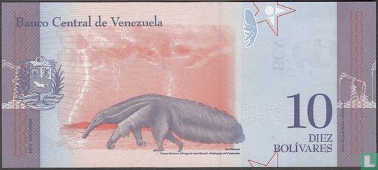 Venezuela 10 Bolívares 2018 - Afbeelding 2