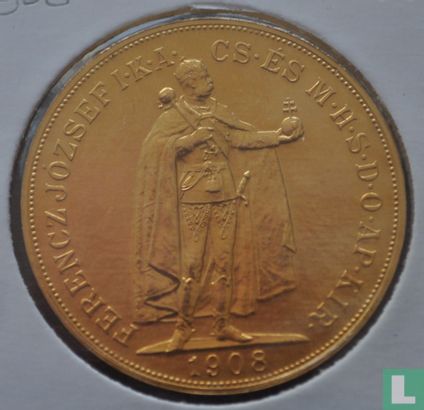 Hongarije 100 korona 1908 - Afbeelding 1