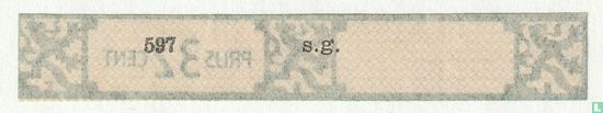 Prijs 32 cent - (Achterkant nr. 597 s.g. ) - Image 2