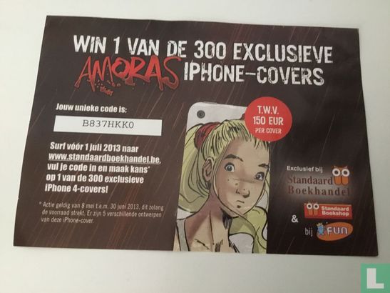 Win 1 van de 300 exclusieve Amoras Iphone-covers
