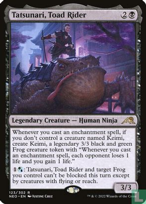 Tatsunari, Toad Rider 123/302 (2022) - 2022) Kamigawa: Neon Dynasty ...