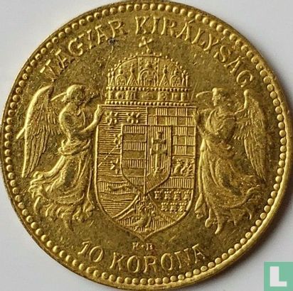 Hongrie 10 korona 1911 - Image 2