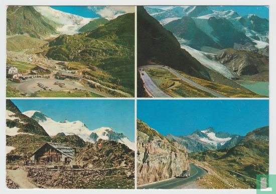 Sustenpass Uri Schweiz 1965 Ansichtskarten - Susten Pass Switzerland Multiview Postcard - Bild 1