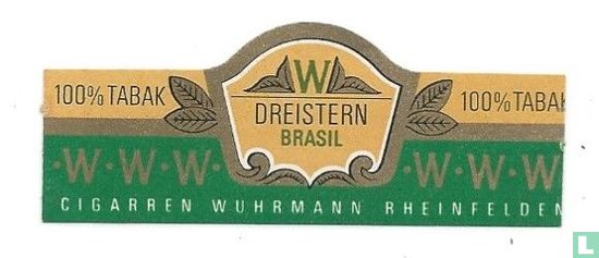 W DREISTERN Brasil Wuhrmann - 100% tabak WWW Cigarren - 100% tabak WWW Rheinfelden - Afbeelding 1