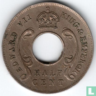 East Africa ½ cent 1909 - Image 2