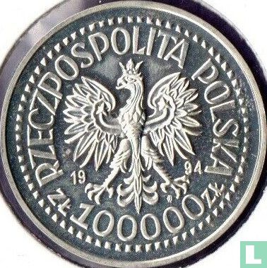 Pologne 100000 zlotych 1994 (BE) "50th anniversary Warsaw uprising" - Image 1