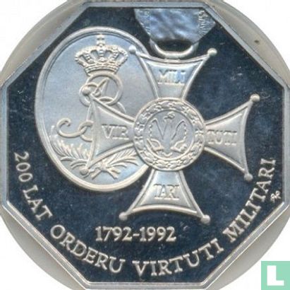 Poland 50000 zlotych 1992 (PROOF) "200th anniversary Order of Military Valour" - Image 2