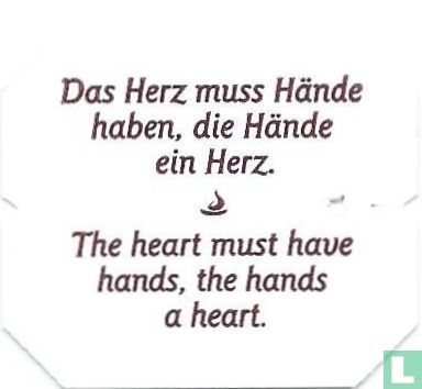 Das Herz muss Hände haben, die Hände ein Herz. • The heart must have hands, the hands a heart.) - Image 1