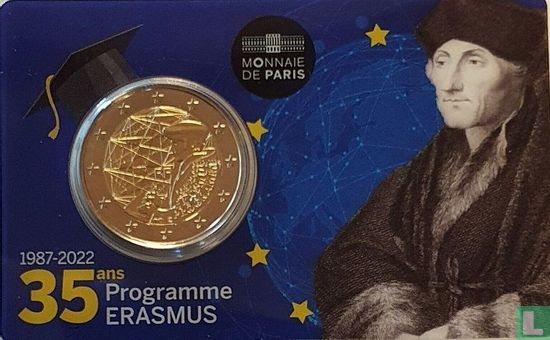 France 2 euro 2022 (coincard) "35 years Erasmus Programme" - Image 1